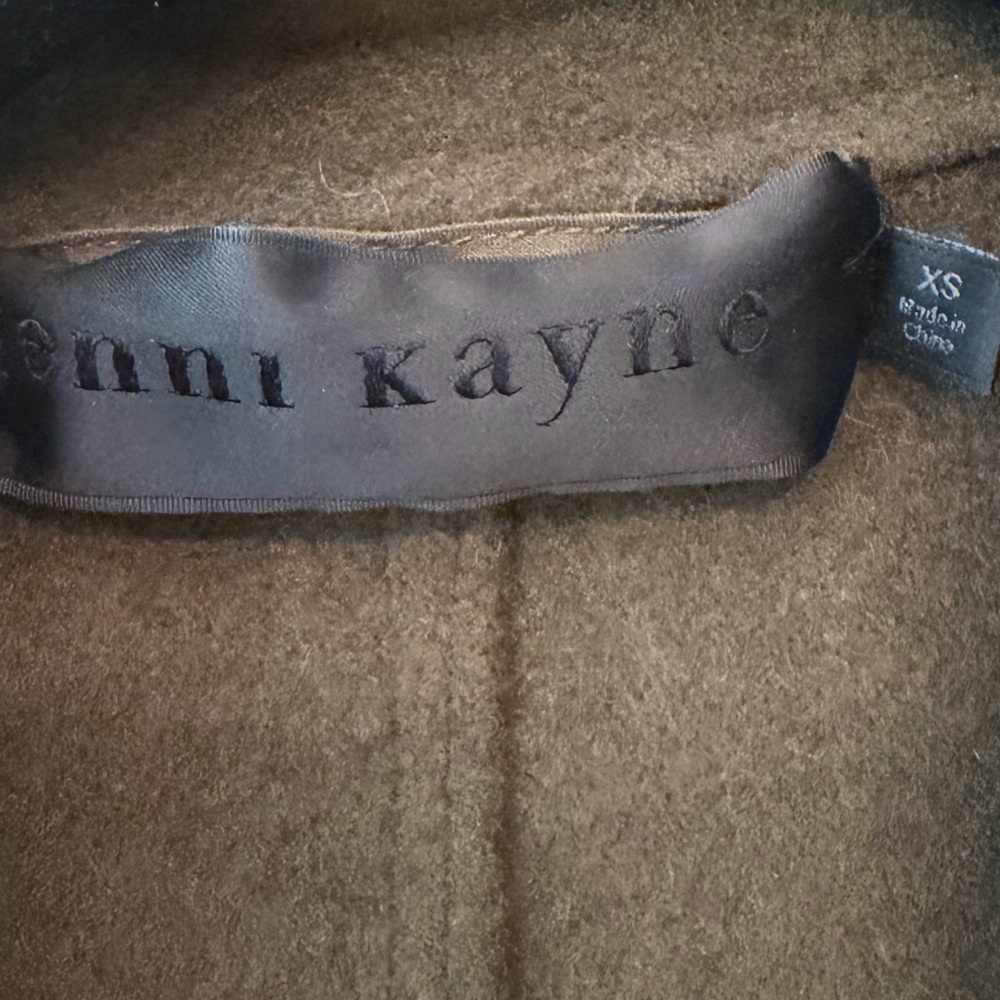 Jenni Kayne Cashmere Olive Green Overcoat  Luxury Minimalist Cost /Jacket - Picture 16 of 16